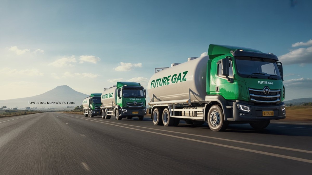 Future Gaz Kenya delivery truck LPG supply